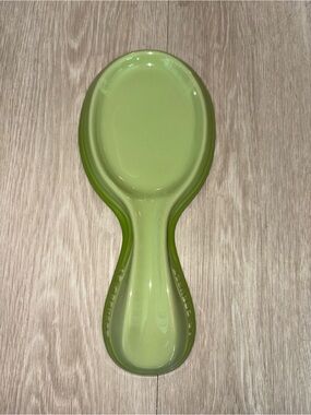 Le Creuset Green Ceramic Spoon Rest